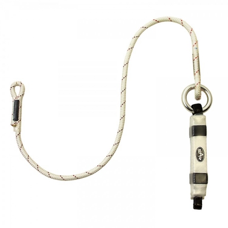 Single Shock Absorbing Rope Lanyard