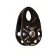 Black Single Mini Pulley